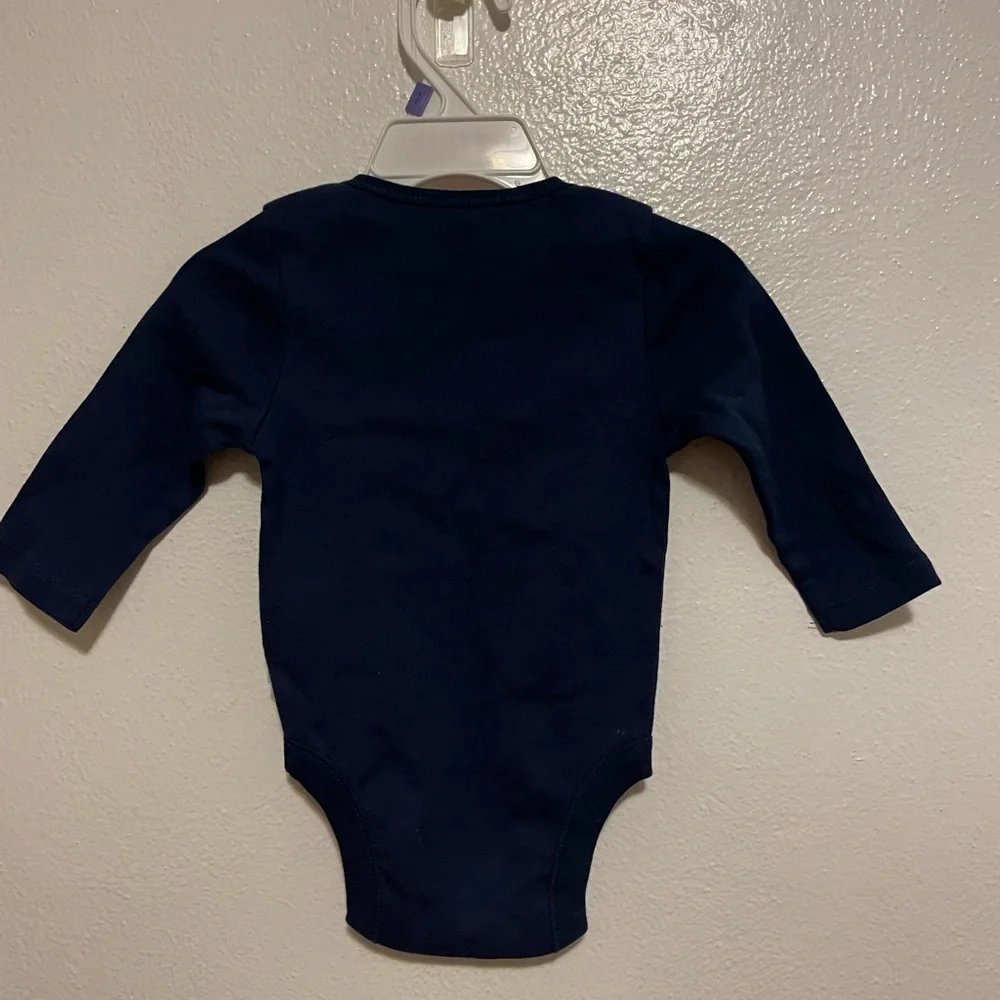 NWT Old Navy Shoot for the Moon Navy Onesie 3-6M